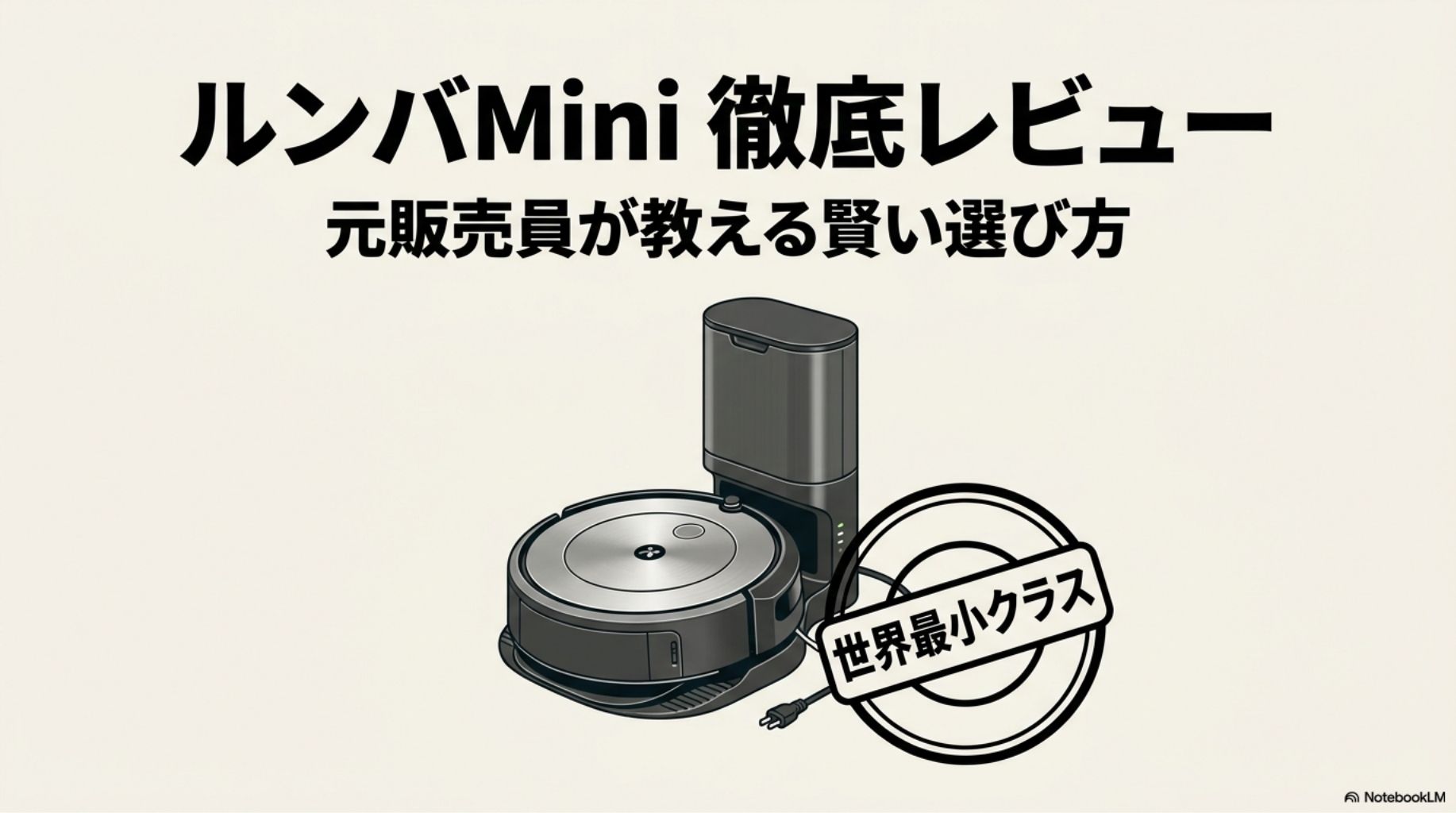ルンバMini +AutoEmpty充電ステーション レビュー｜Mini Slimとの比較も解説