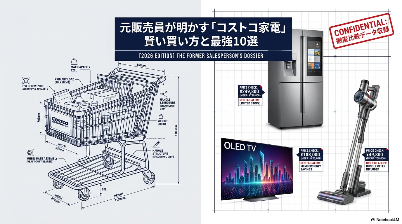 元家電量販店販売員がおすすめするコストコで買える家電2026年版10選の比較画像