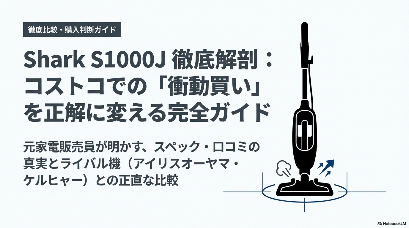 Shark S1000J スチームモップ コストコ レビュー