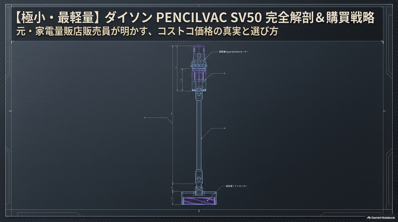 ダイソン PENCILVAC FLUFFY SV50 マットブラック コストコ